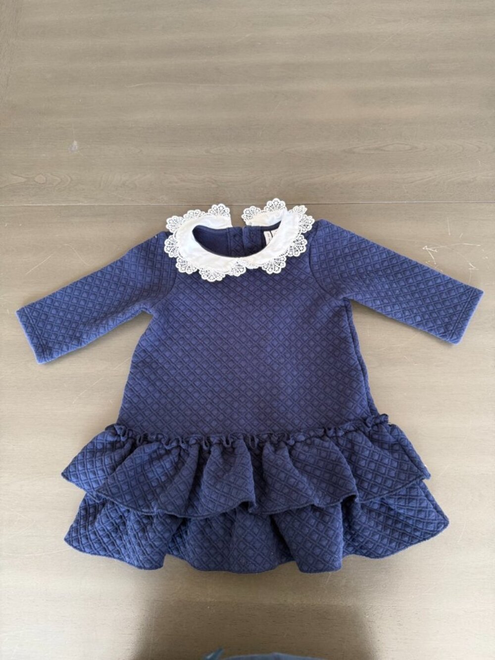 Janie and Jack Ruffled Collared Dress - Picture 2 of 4